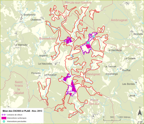 Bilan des contrats N2000 - PNRML & IGN 2016